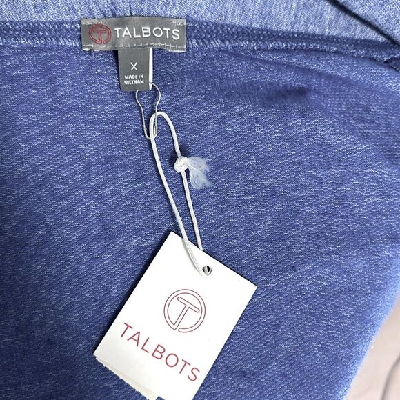 Talbots Cardigan Size Large French Terry Pockets NWT - Picture 9 of 10